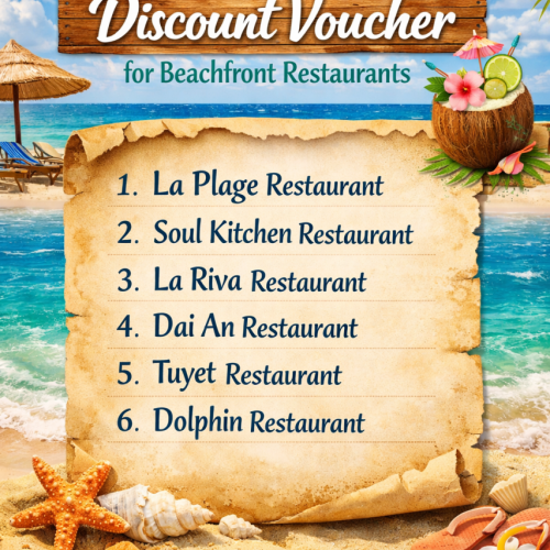 10% Discount Voucher for Beachfront Restaurants